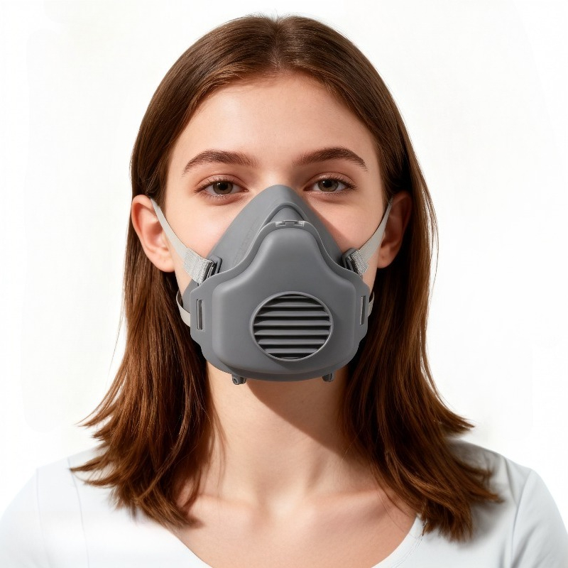 Respirator Half Face - قناع واقي من الغبار للعمل، قناع