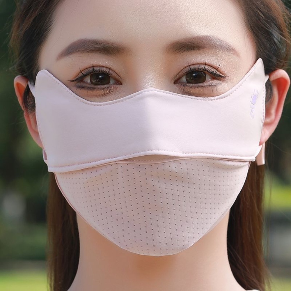 قناع جديد من الحرير الجليدي قا - مراجعة Cloth Face Mask Washable وسعره