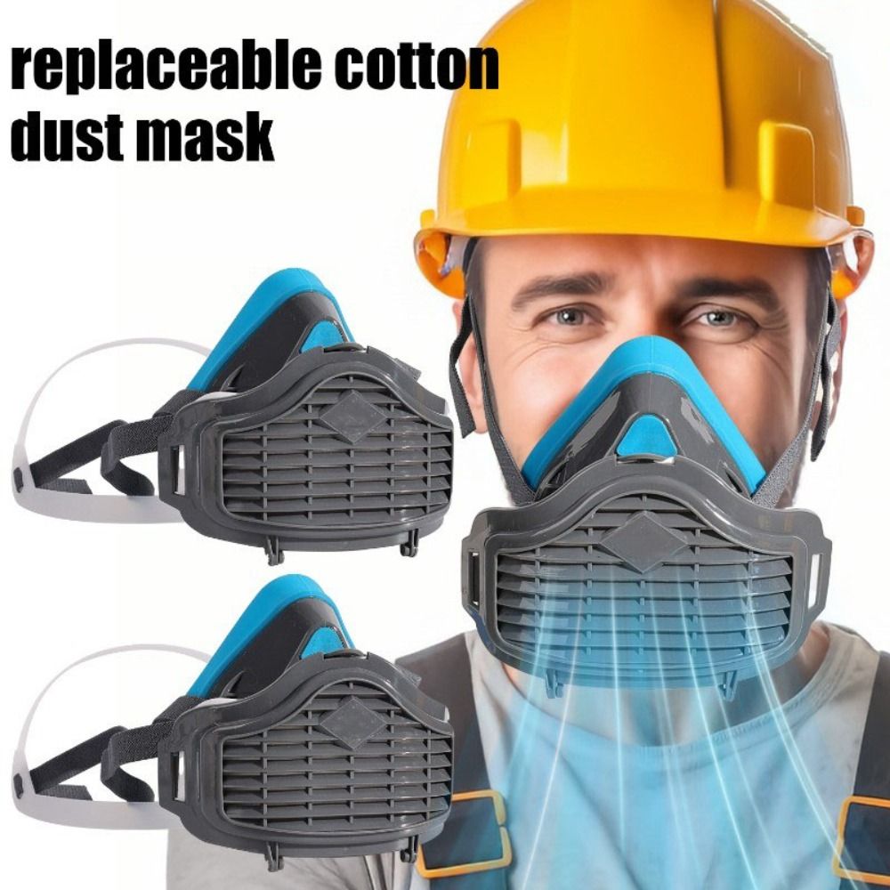 قناع وجه نصفي من السيليكون مقا - مراجعة Respirator Half Face وسعره
