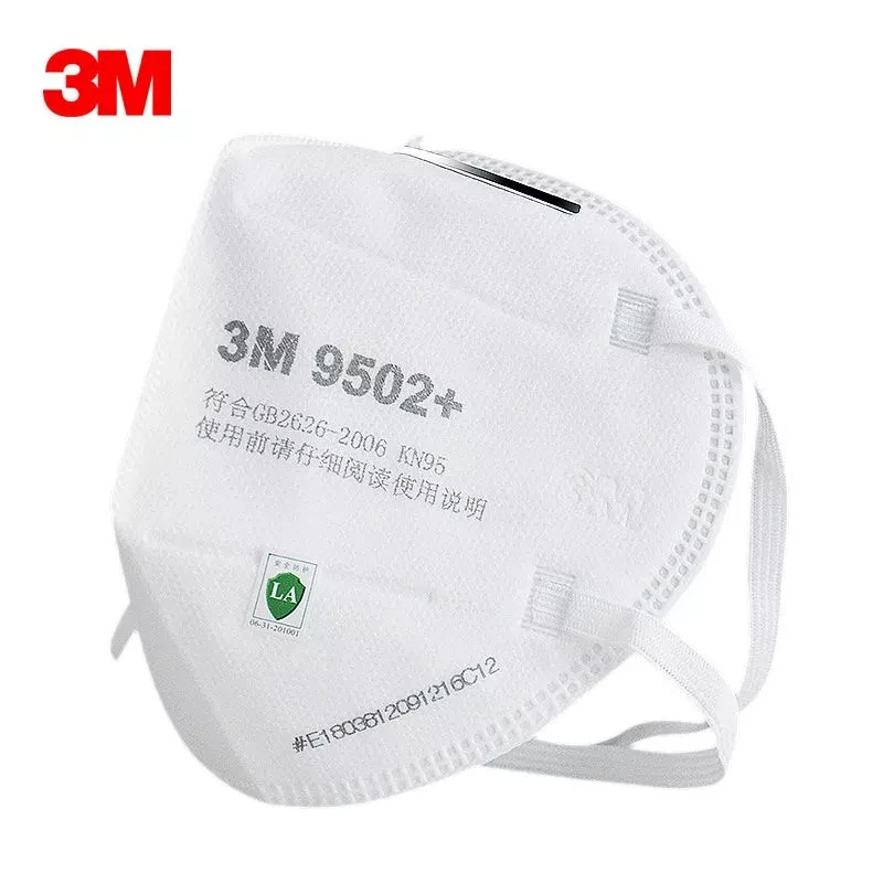 قناع وجه KN95 للبالغين ، حلقة  - مراجعة 3M Mask 9502+ وسعره