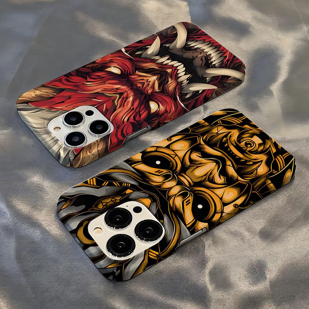 غطاء هاتف بتصميم قناع السامورا - مراجعة Mask Case Hard Shell وسعره