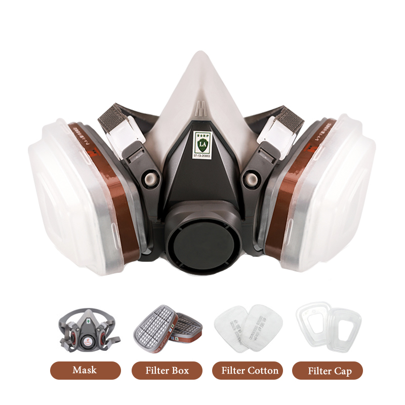 نصف وجه 6200 غبار قناع واقي من - مراجعة Dust Mask Construction وسعره