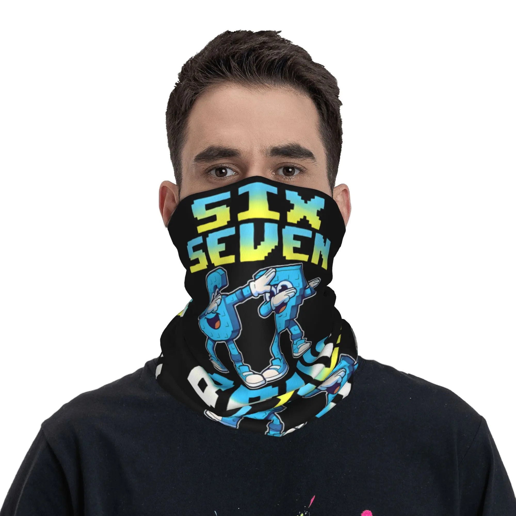 67 Six Seven Meme 6 7 باندانا  - مراجعة Neck Gaiter Face Cover وسعره