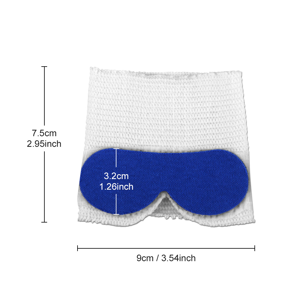 5/10/15 قطعة قناع عين للعلاج ا - مراجعة Disposable Mask Blue وسعره
